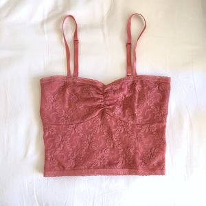 Lace crop top